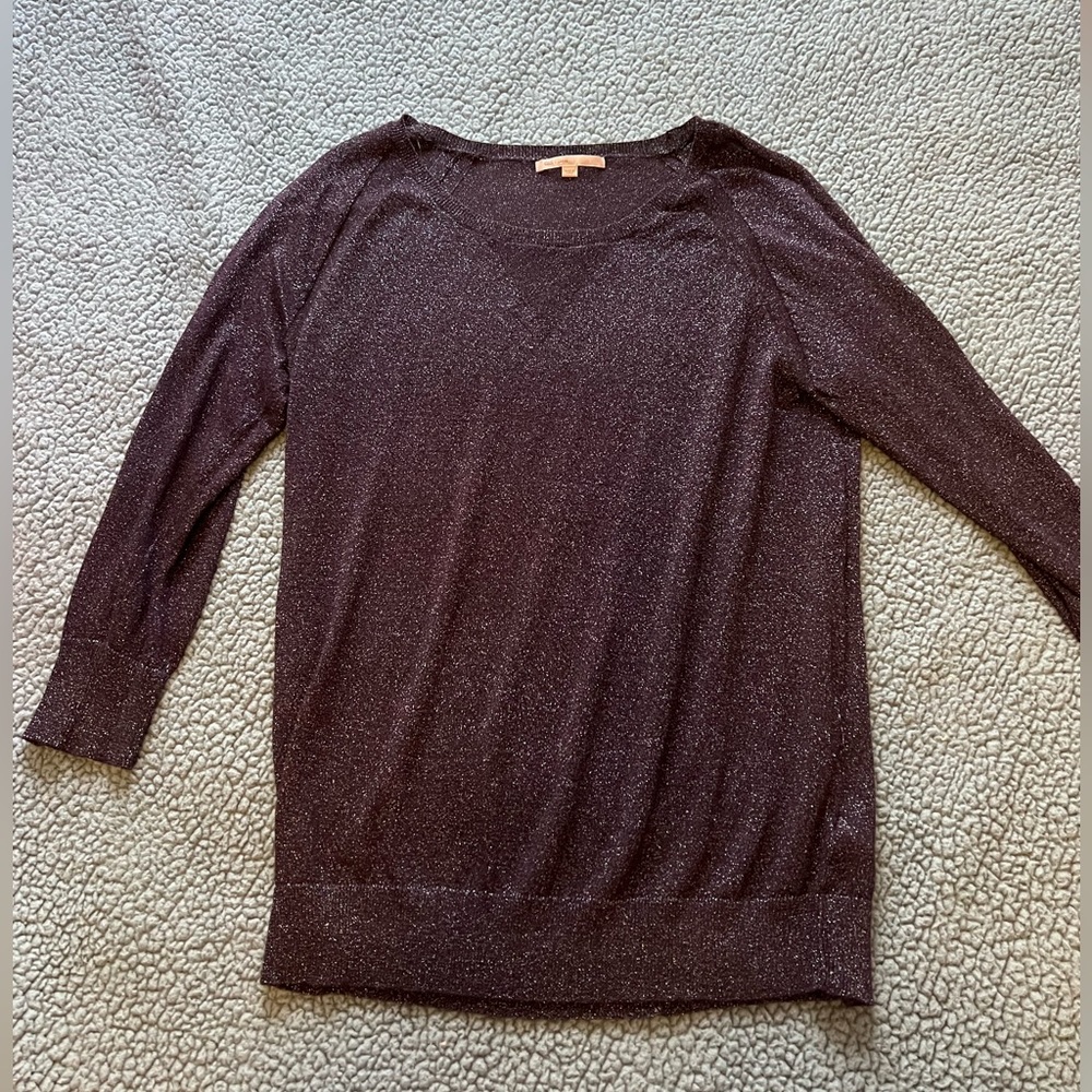 Gap, Women’s Large, Black Sparkle Top
